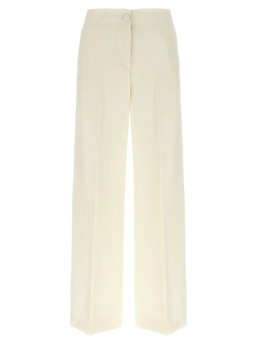 Brioni White Wool Casual Pants