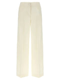 Brioni White Wool Casual Pants