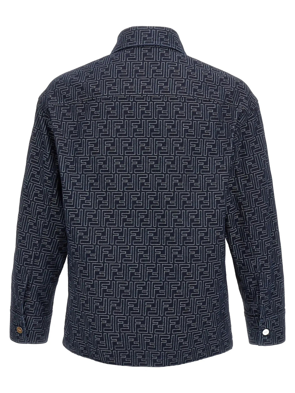 Fendi Blue Cotton Denim Jacket