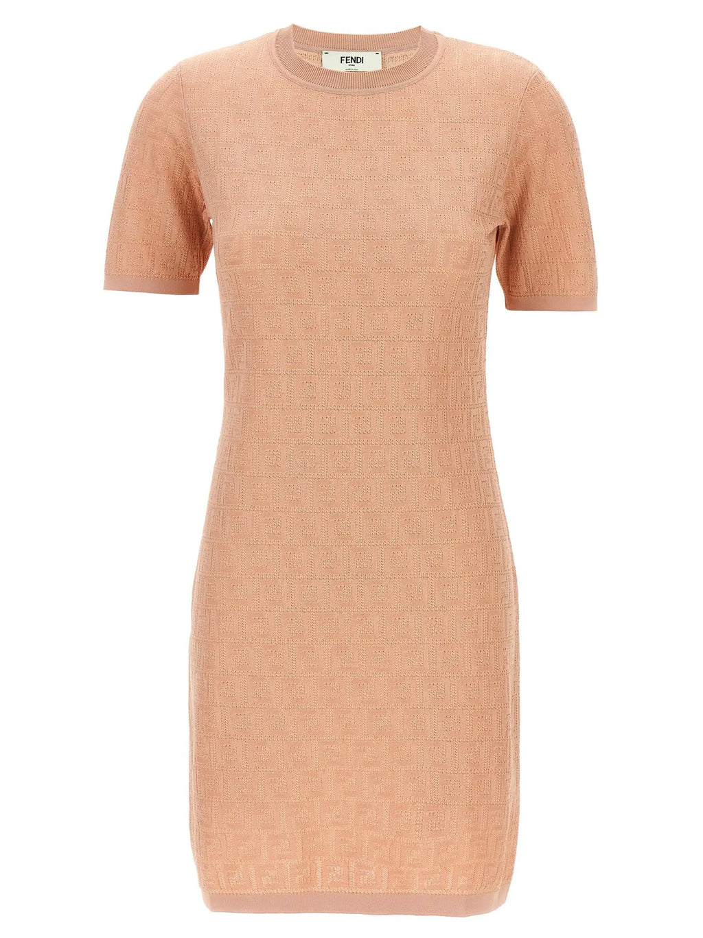 Fendi Multicolor Cotton Short Dress
