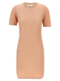 Fendi Multicolor Cotton Short Dress