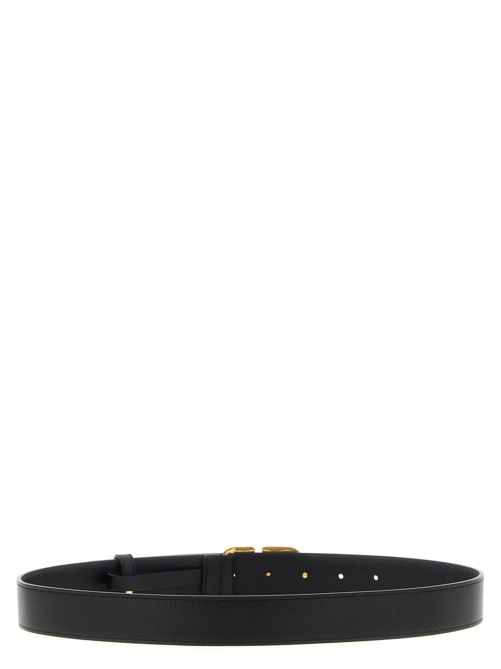 Valentino Garavani Black Calfskin Regular Belt