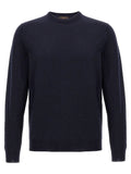 ZANONE Blue Virgin Wool Cardigan