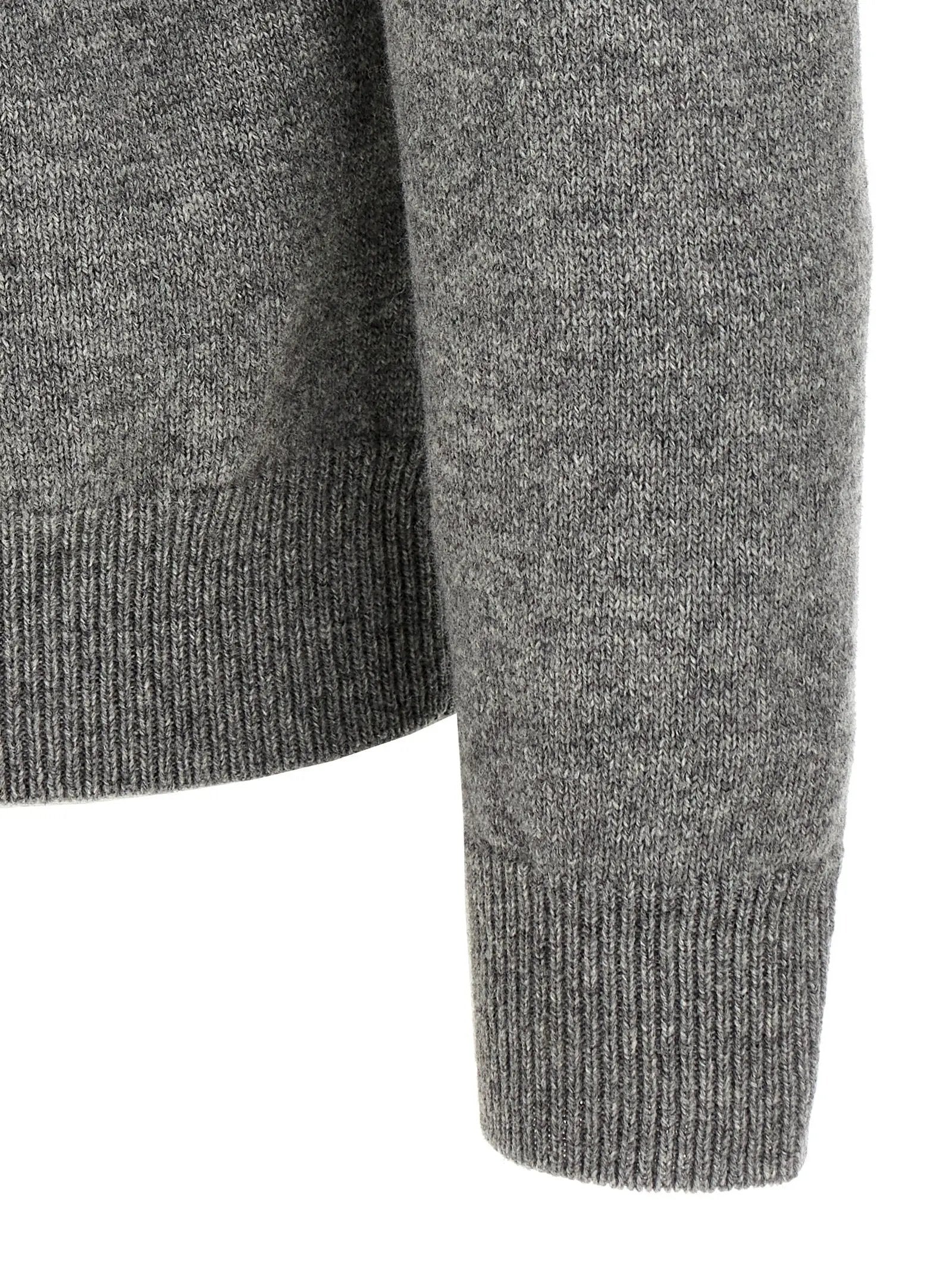 ZANONE Gray Virgin Wool Cardigan