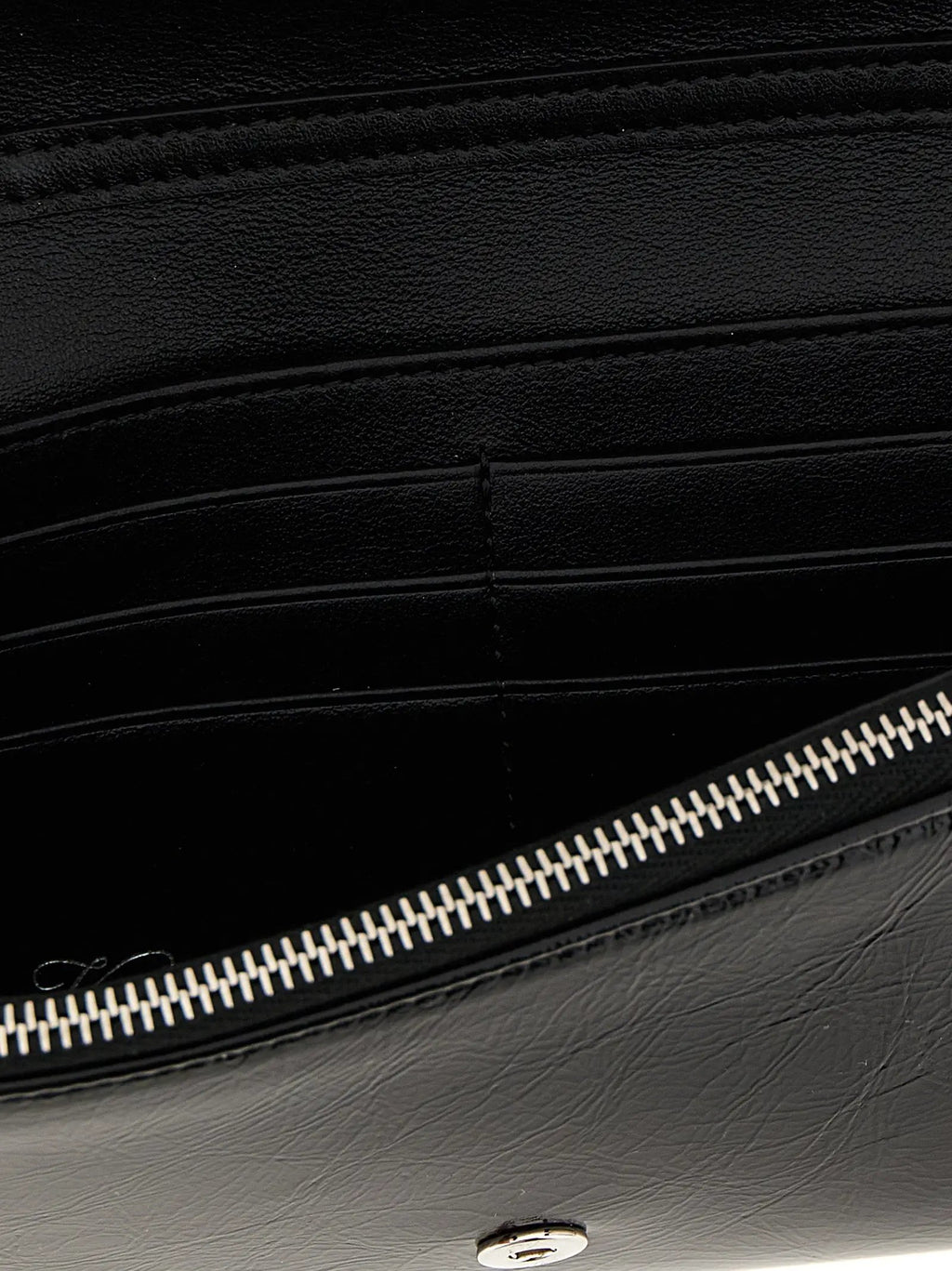 Roger Vivier Black Calfskin Cardholder