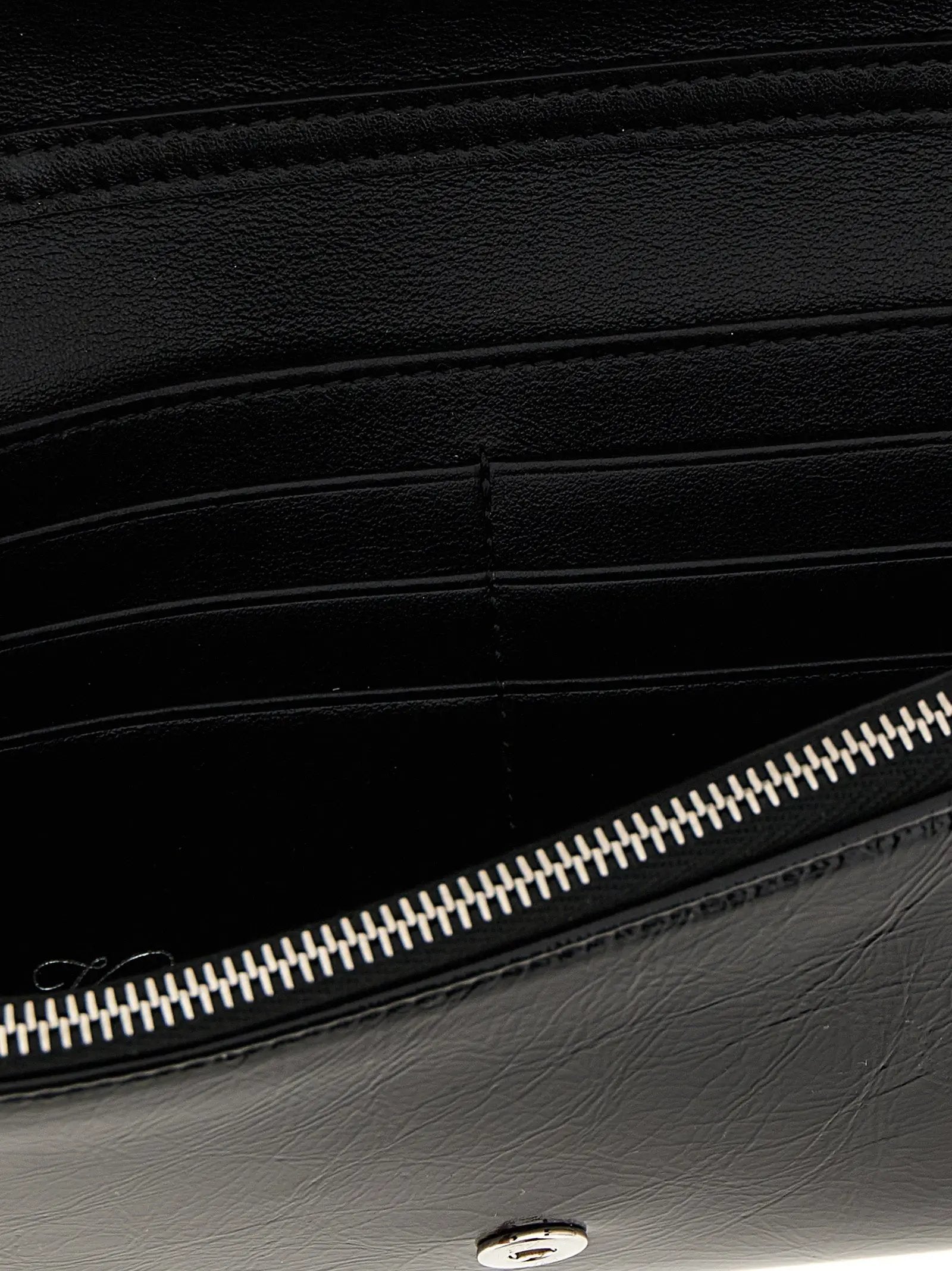 Roger Vivier Black Calfskin Cardholder