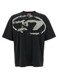 Diesel Black Cotton T-Shirt