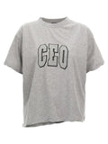 Balenciaga Gray Cotton T-Shirt