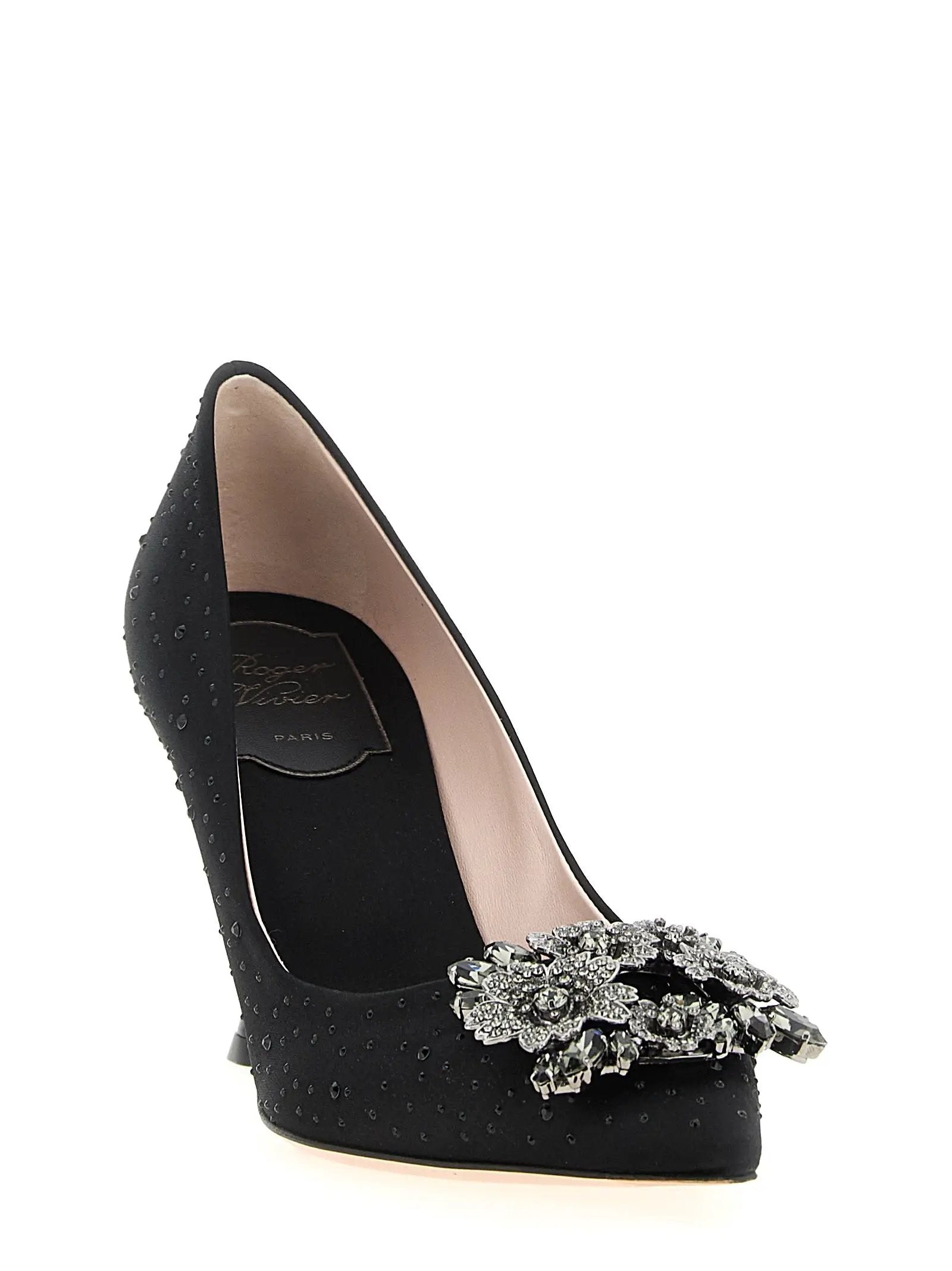 Roger Vivier Black Viscose High Heel Pumps