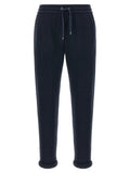 Brunello Cucinelli Blue Cotton Joggers (Workout Pants)