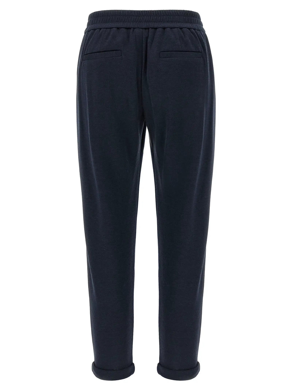 Brunello Cucinelli Blue Cotton Joggers (Workout Pants)