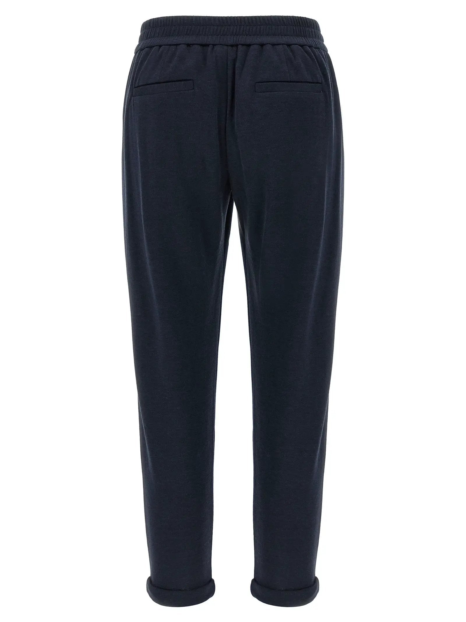 Brunello Cucinelli Blue Cotton Joggers (Workout Pants)