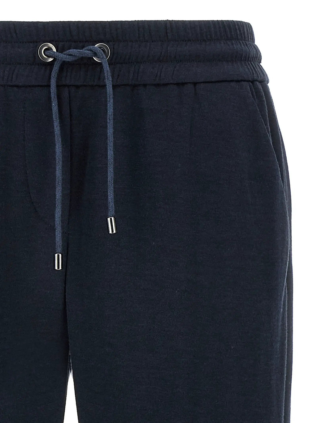 Brunello Cucinelli Blue Cotton Joggers (Workout Pants)
