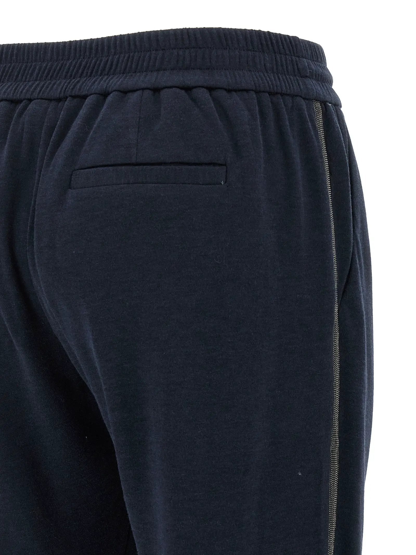 Brunello Cucinelli Blue Cotton Joggers (Workout Pants)