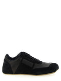 MM6 Maison Margiela Black Calfskin Athletic Sneakers