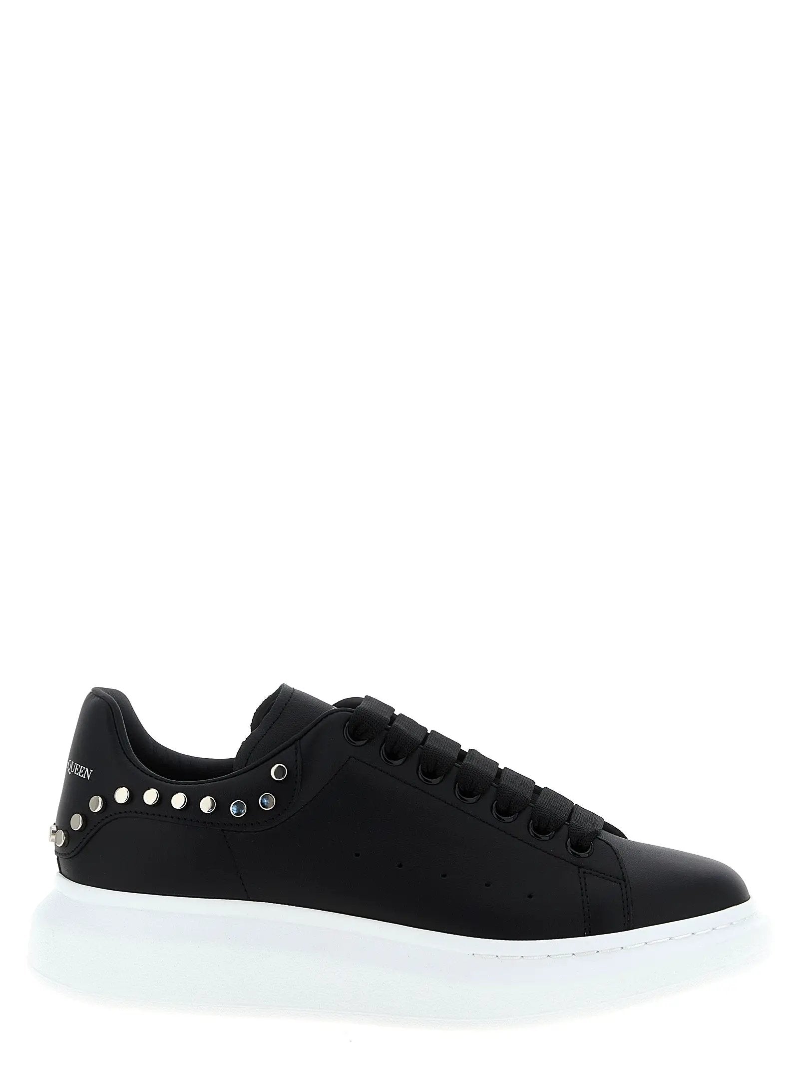 Alexander McQueen Black Calfskin Chunky Sneakers