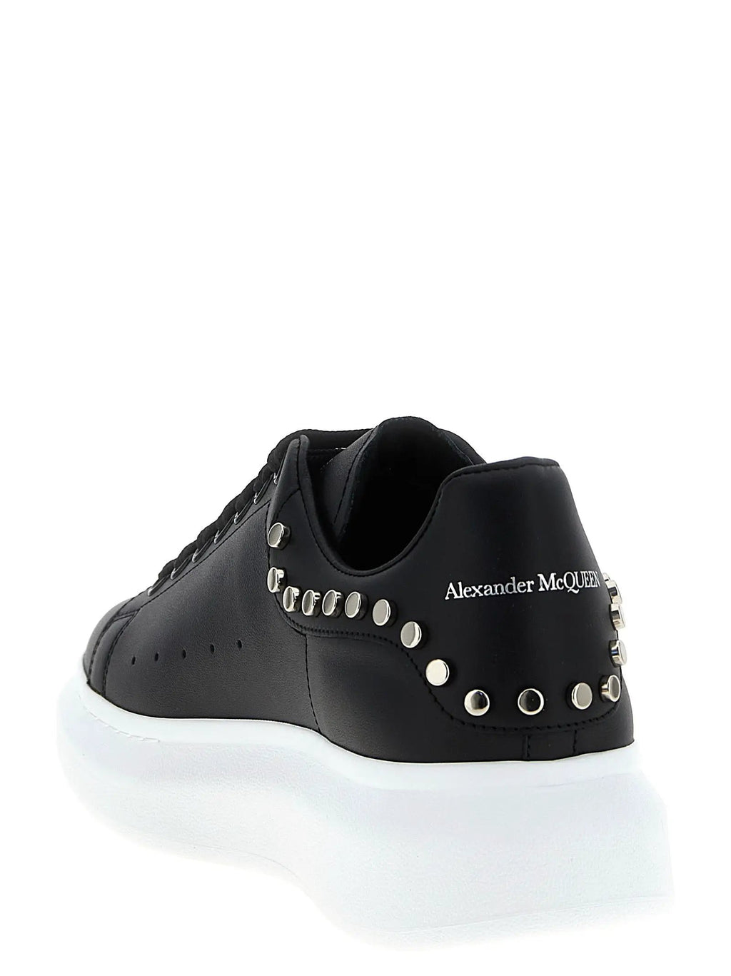 Alexander McQueen Black Calfskin Chunky Sneakers