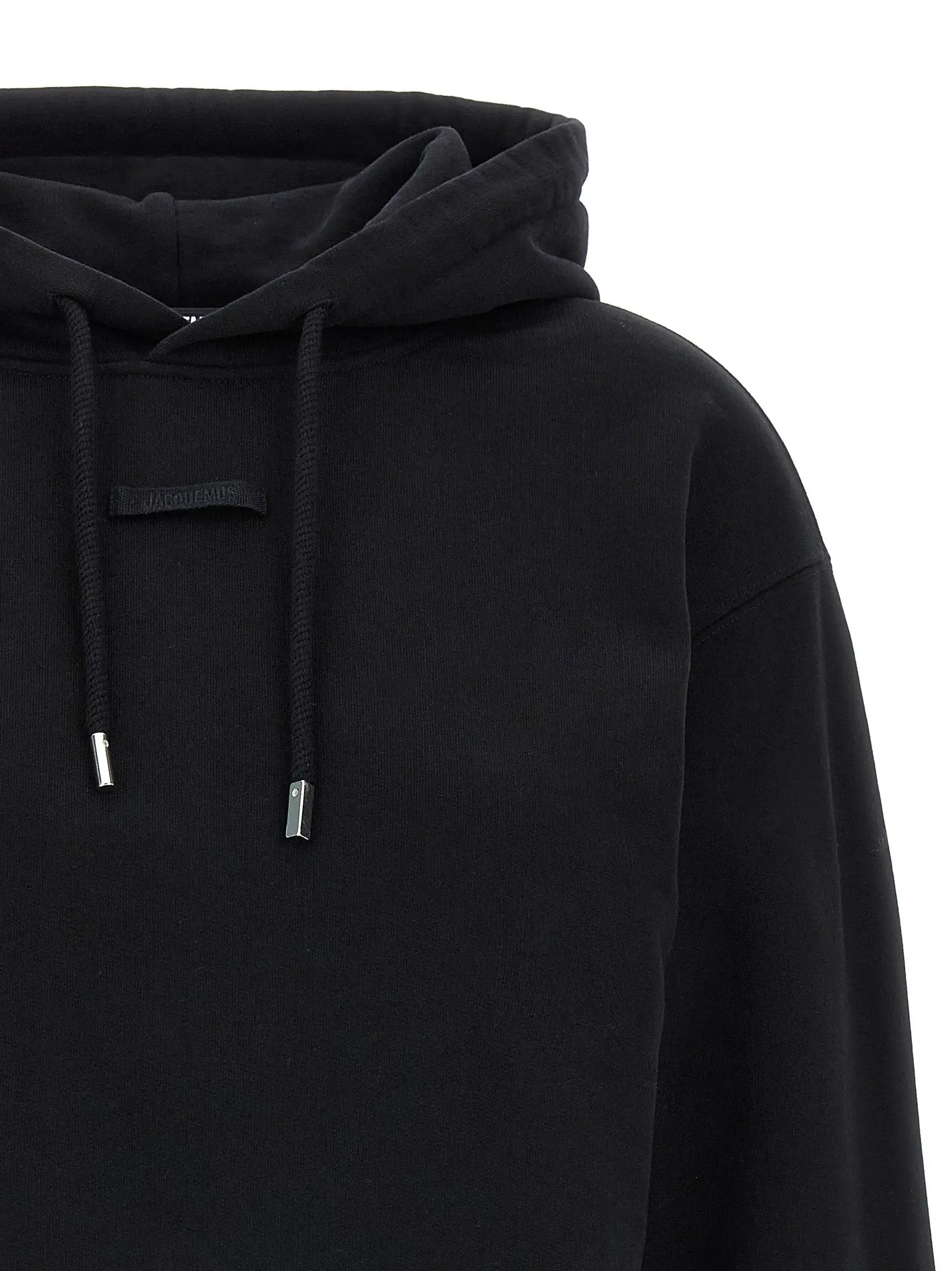 Jacquemus Black Cotton Hoodie