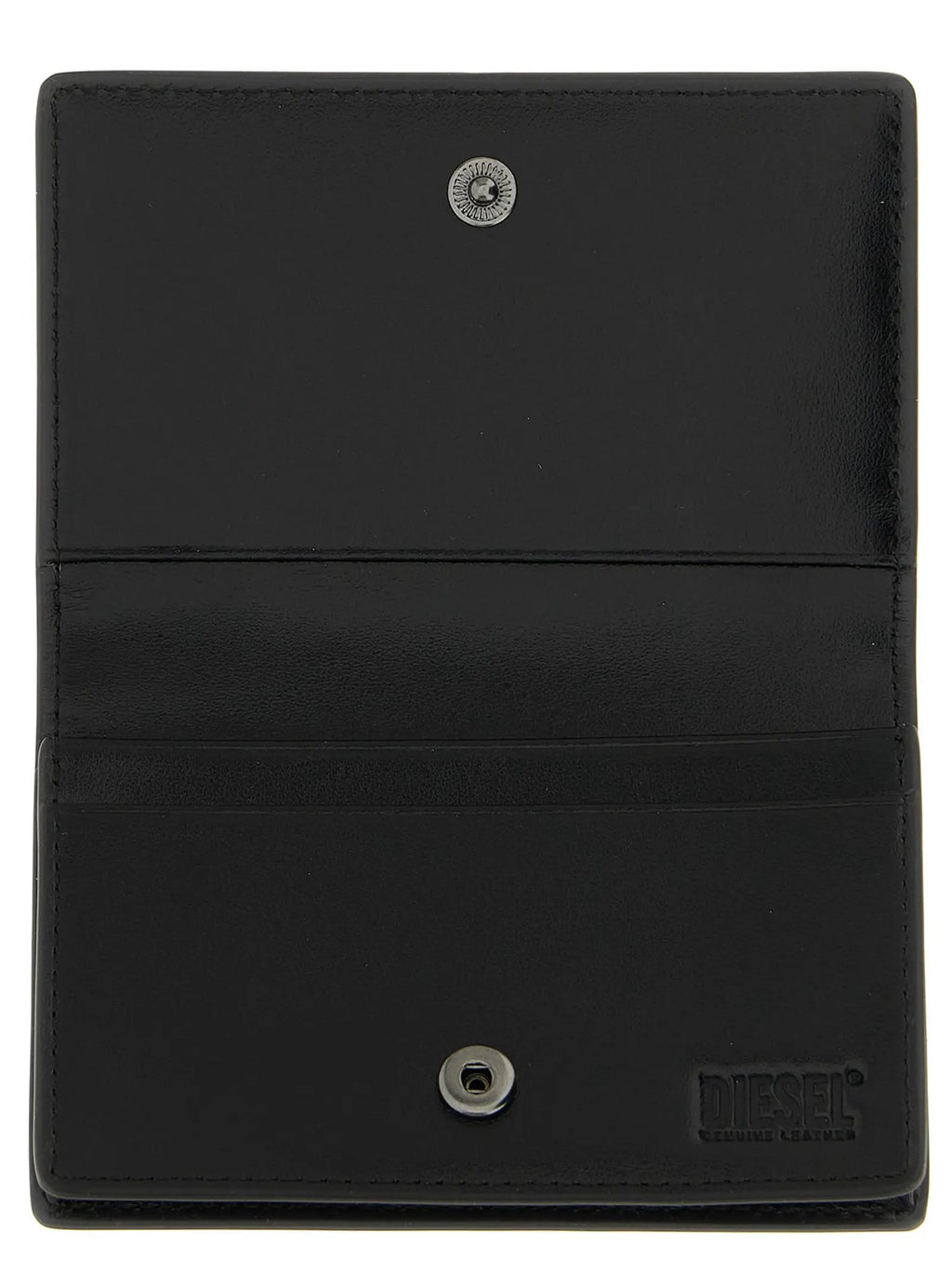 Diesel Black Leather Cardholder