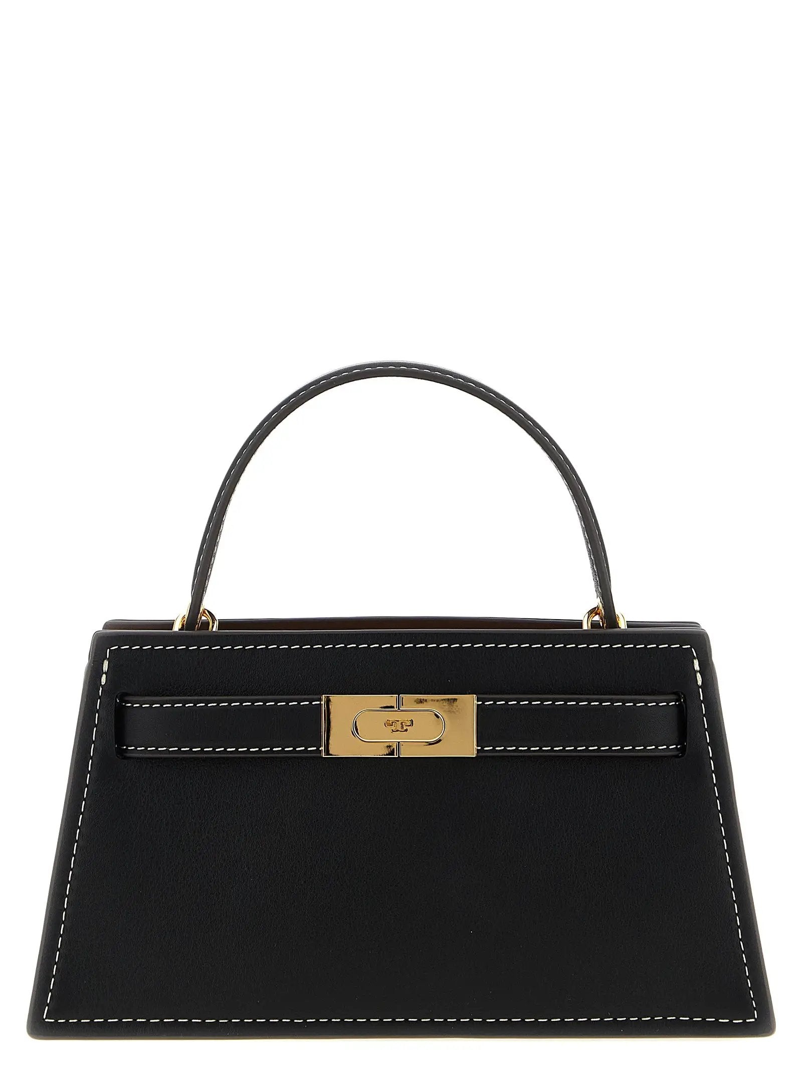 Tory Burch Black Cowhide Handbag