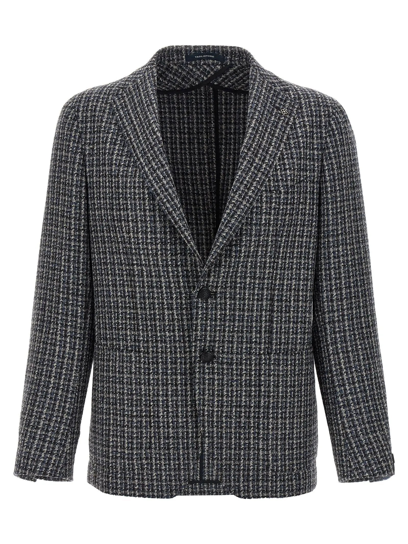 Tagliatore Multicolor Virgin Wool Blazer