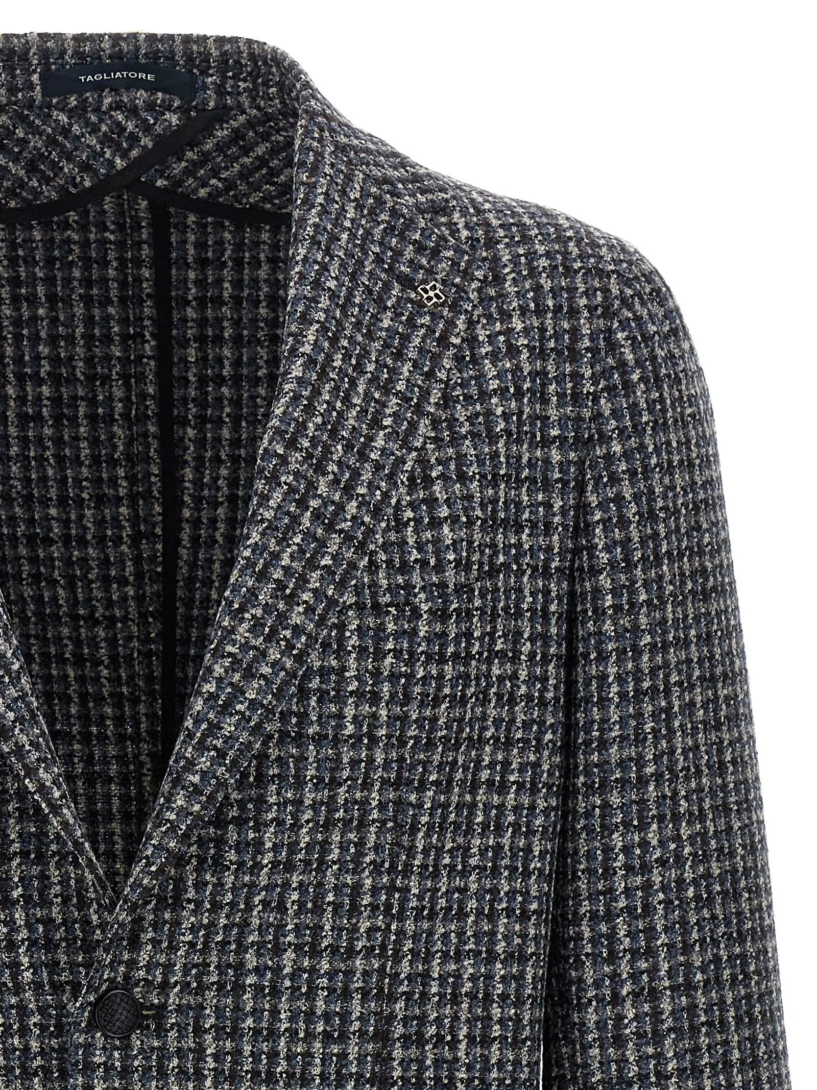 Tagliatore Multicolor Virgin Wool Blazer
