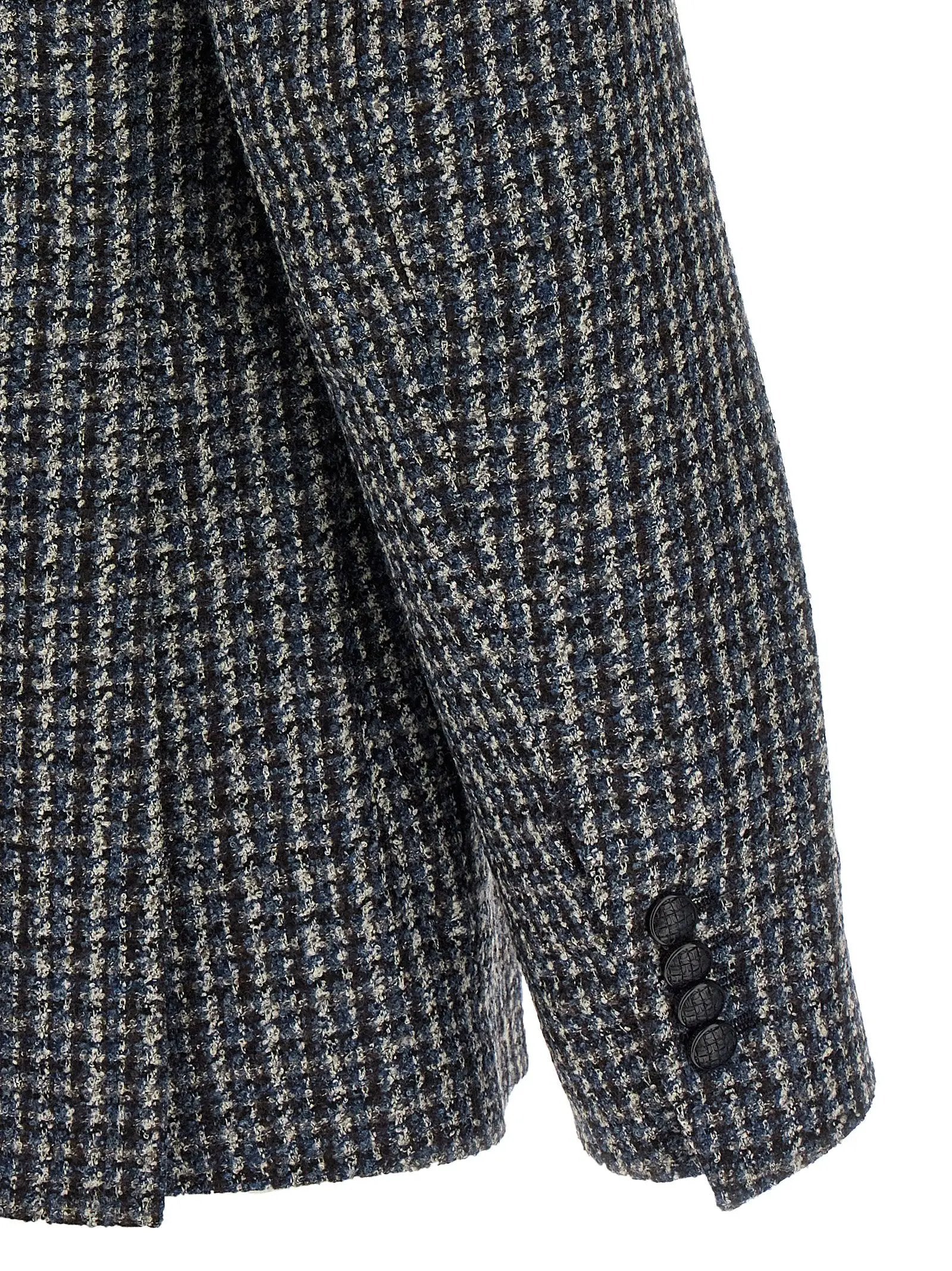 Tagliatore Multicolor Virgin Wool Blazer