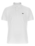 Lacoste White Cotton Polo Shirt