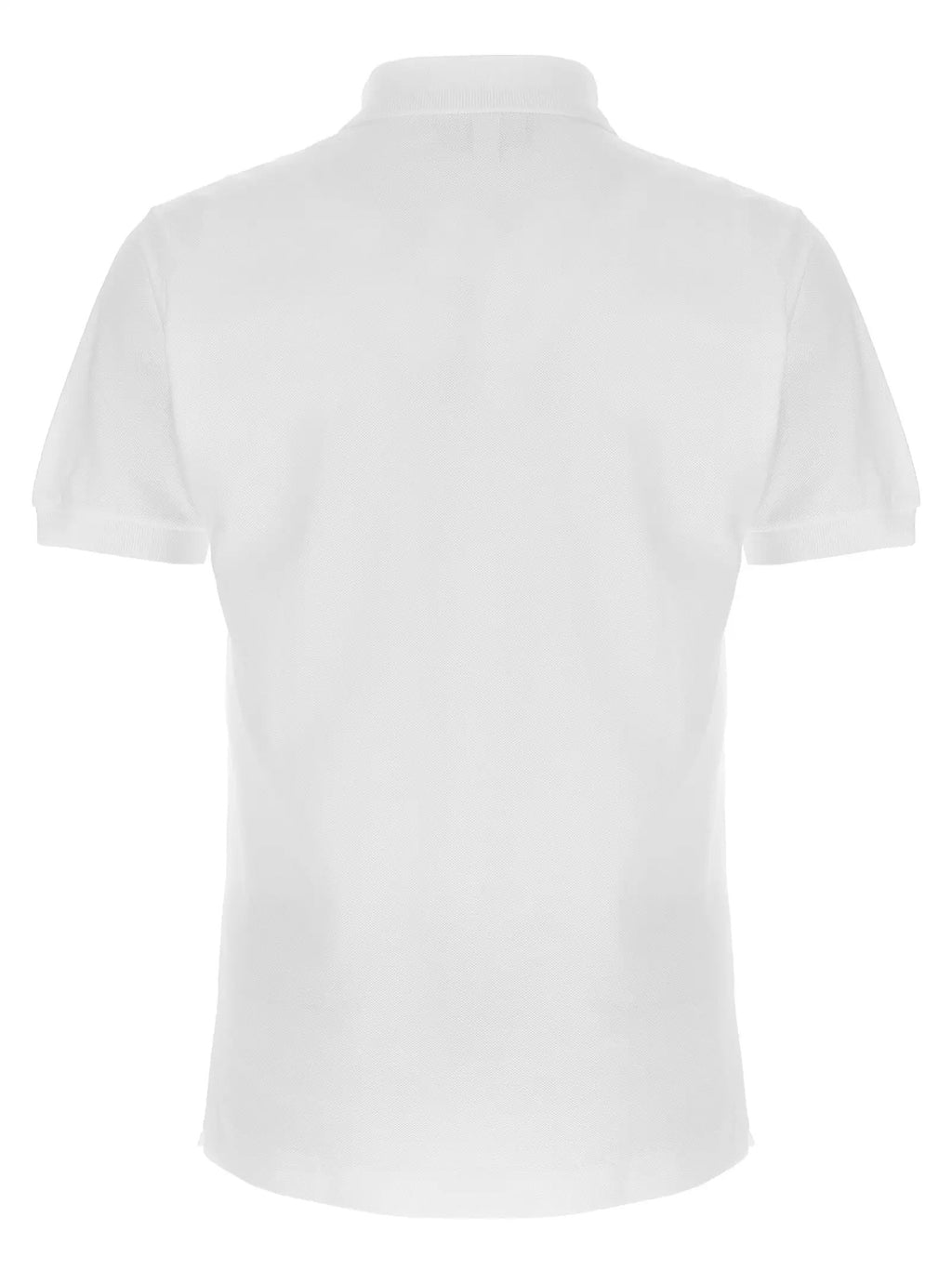 Lacoste White Cotton Polo Shirt