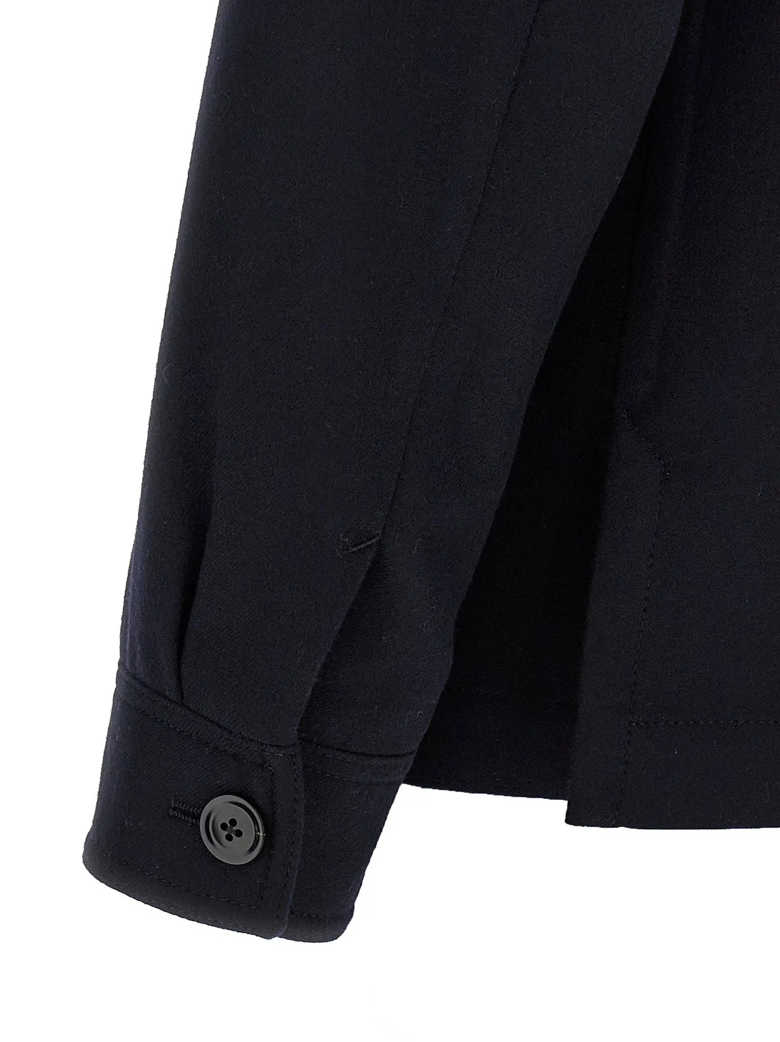 Tom Ford Blue Wool Blouse