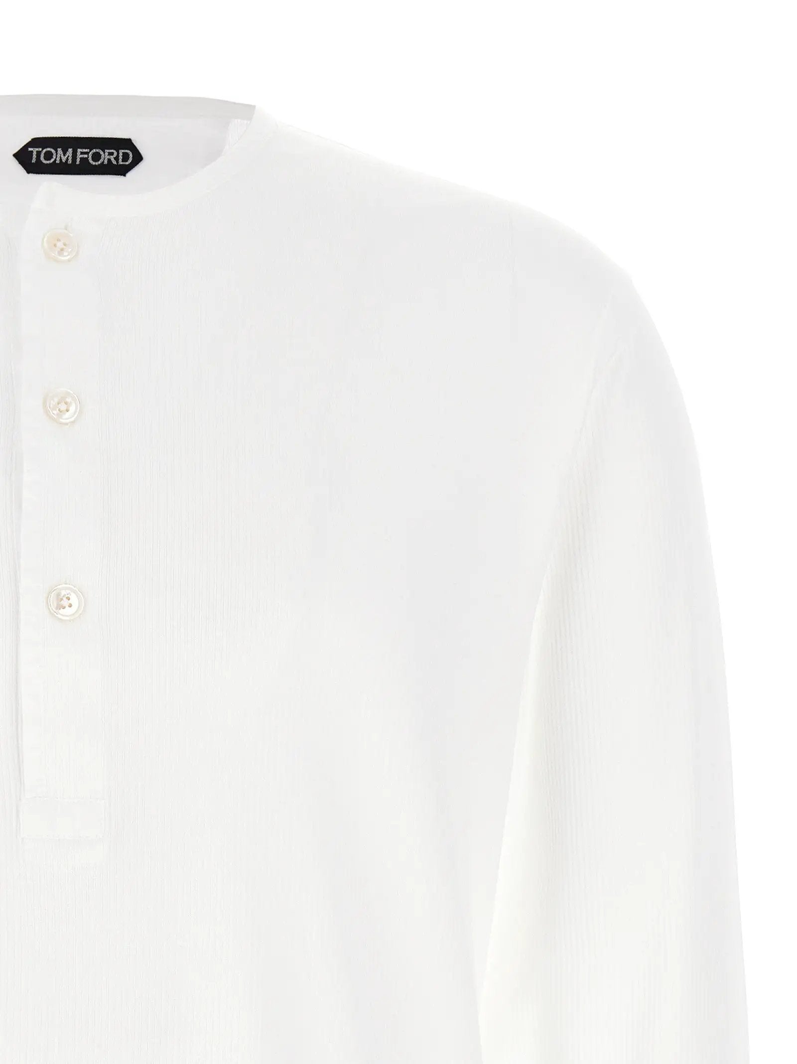 Tom Ford White Cotton T-Shirt