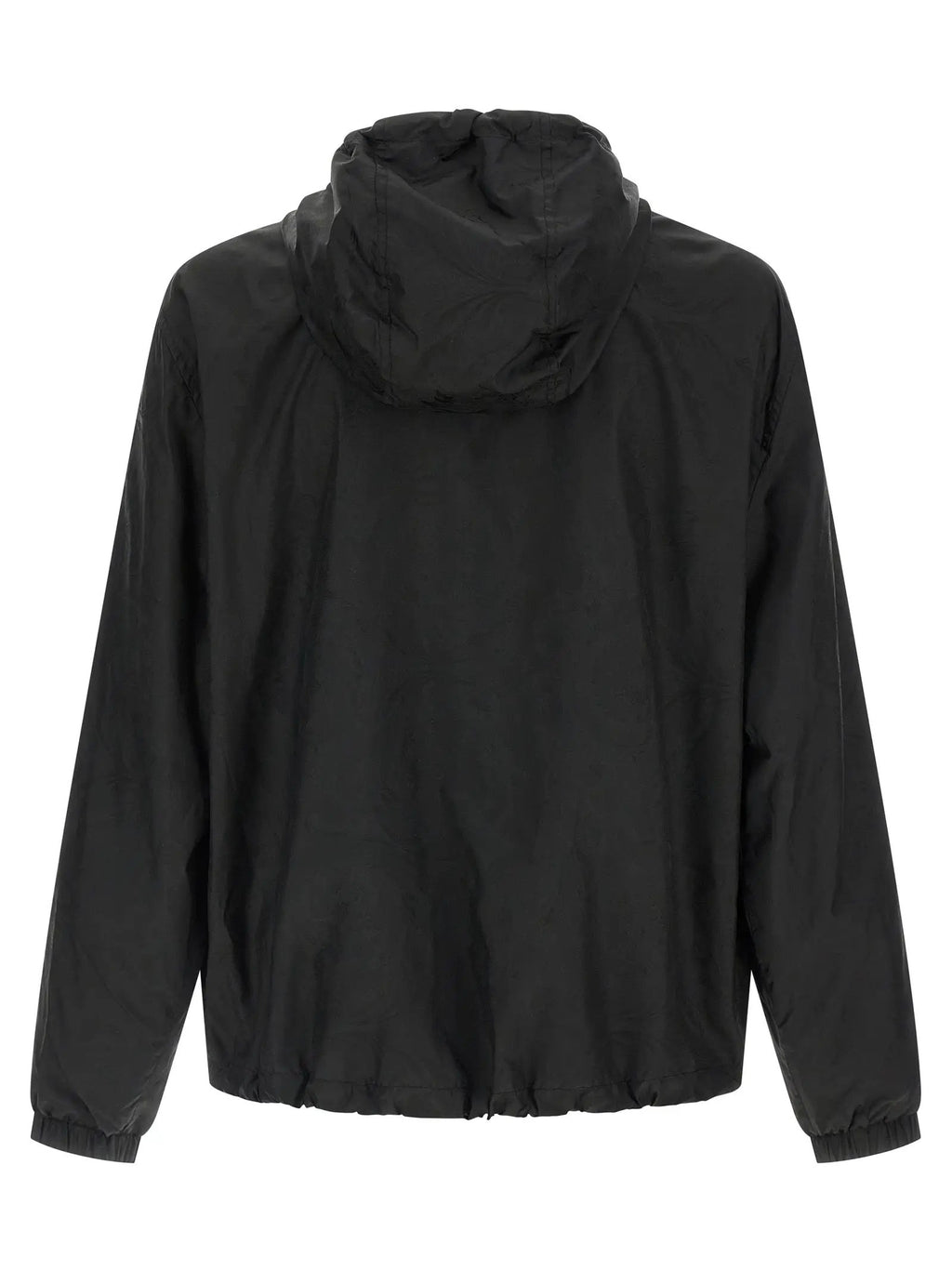 Versace Black Nylon Shell Jacket