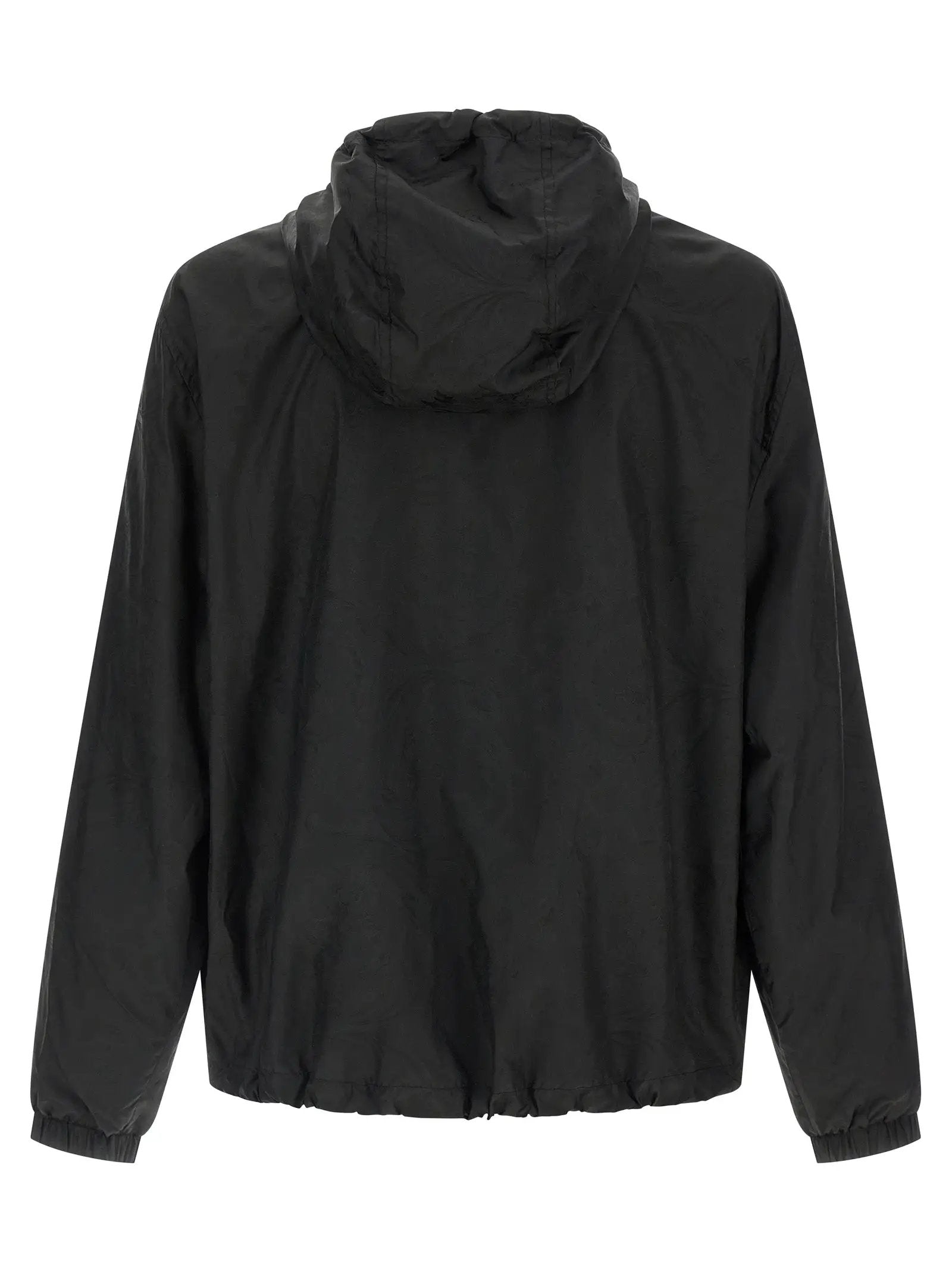Versace Black Nylon Shell Jacket