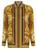 Versace Gold Silk Blouse