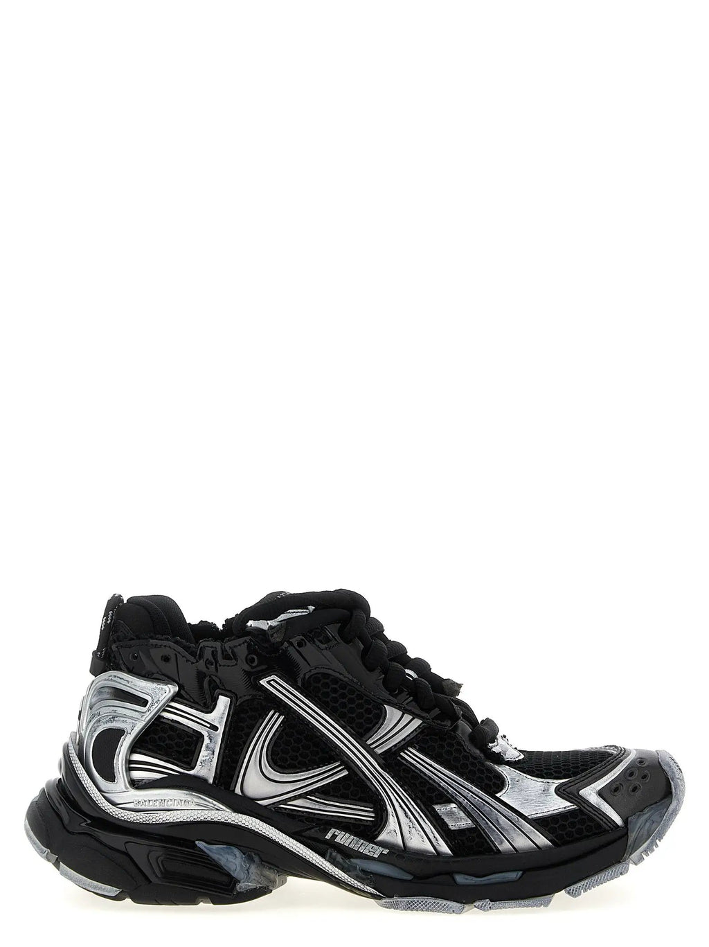 Balenciaga Black Polyethylene Athletic Sneakers