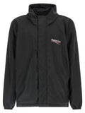 Balenciaga Black Polyester Shell Jacket