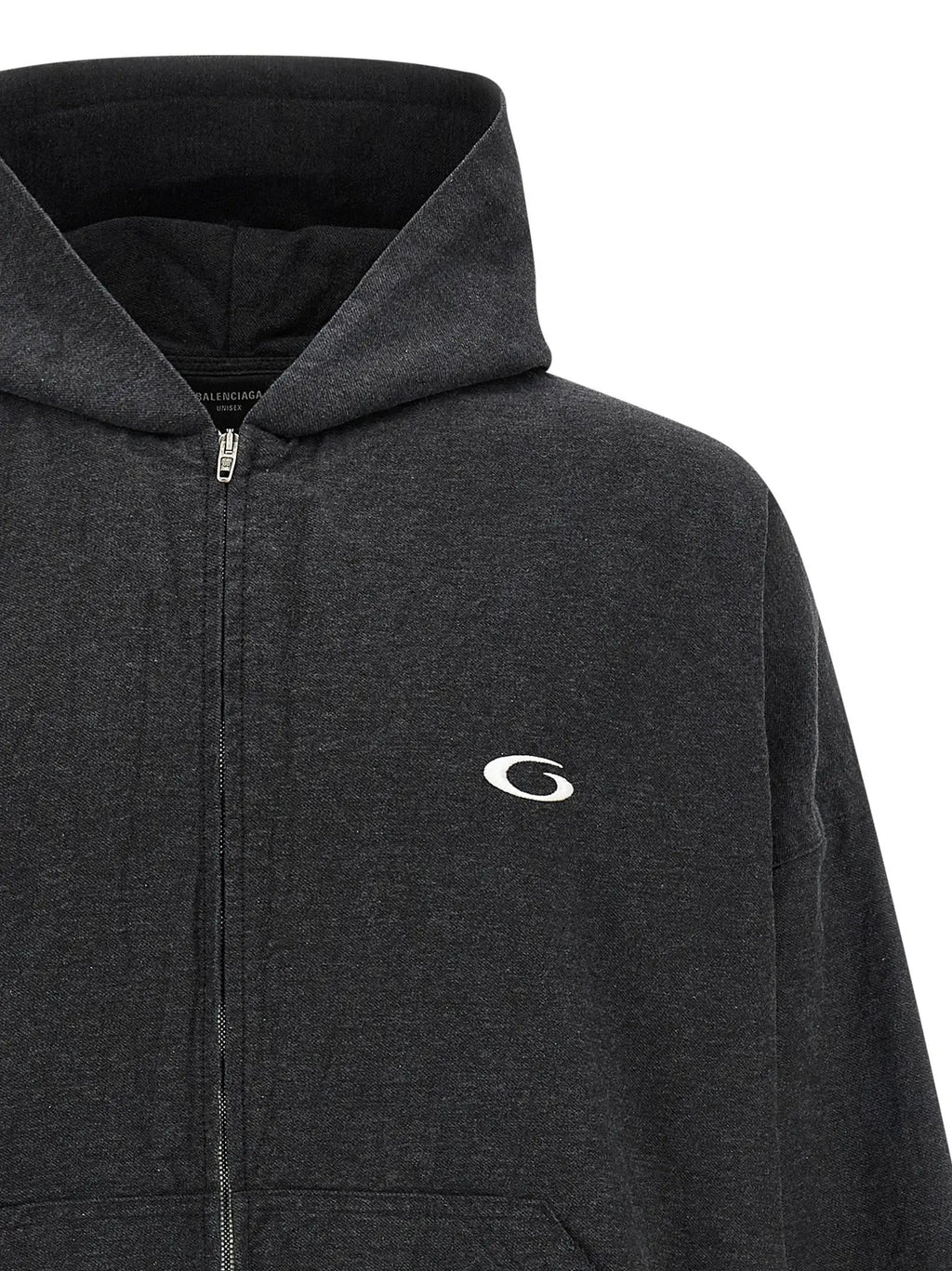 Balenciaga Gray Cotton Sweatshirt
