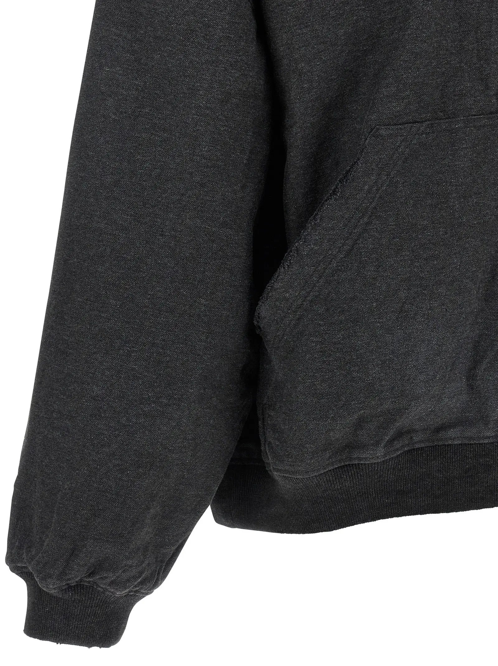 Balenciaga Gray Cotton Sweatshirt