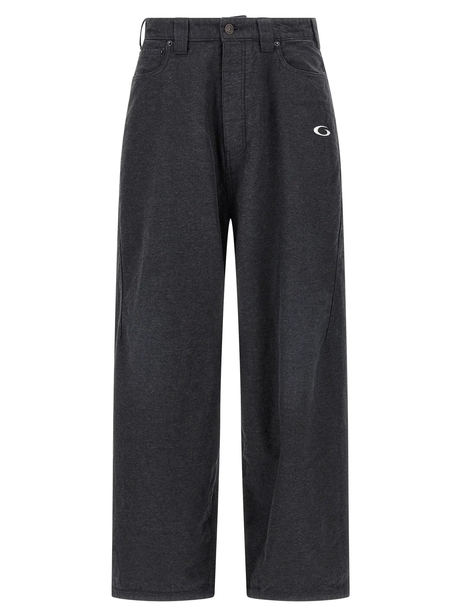 Balenciaga Gray Cotton Casual Pants