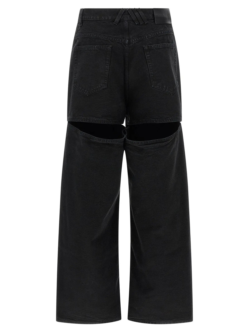 The Attico Black Cotton Jeans Denim