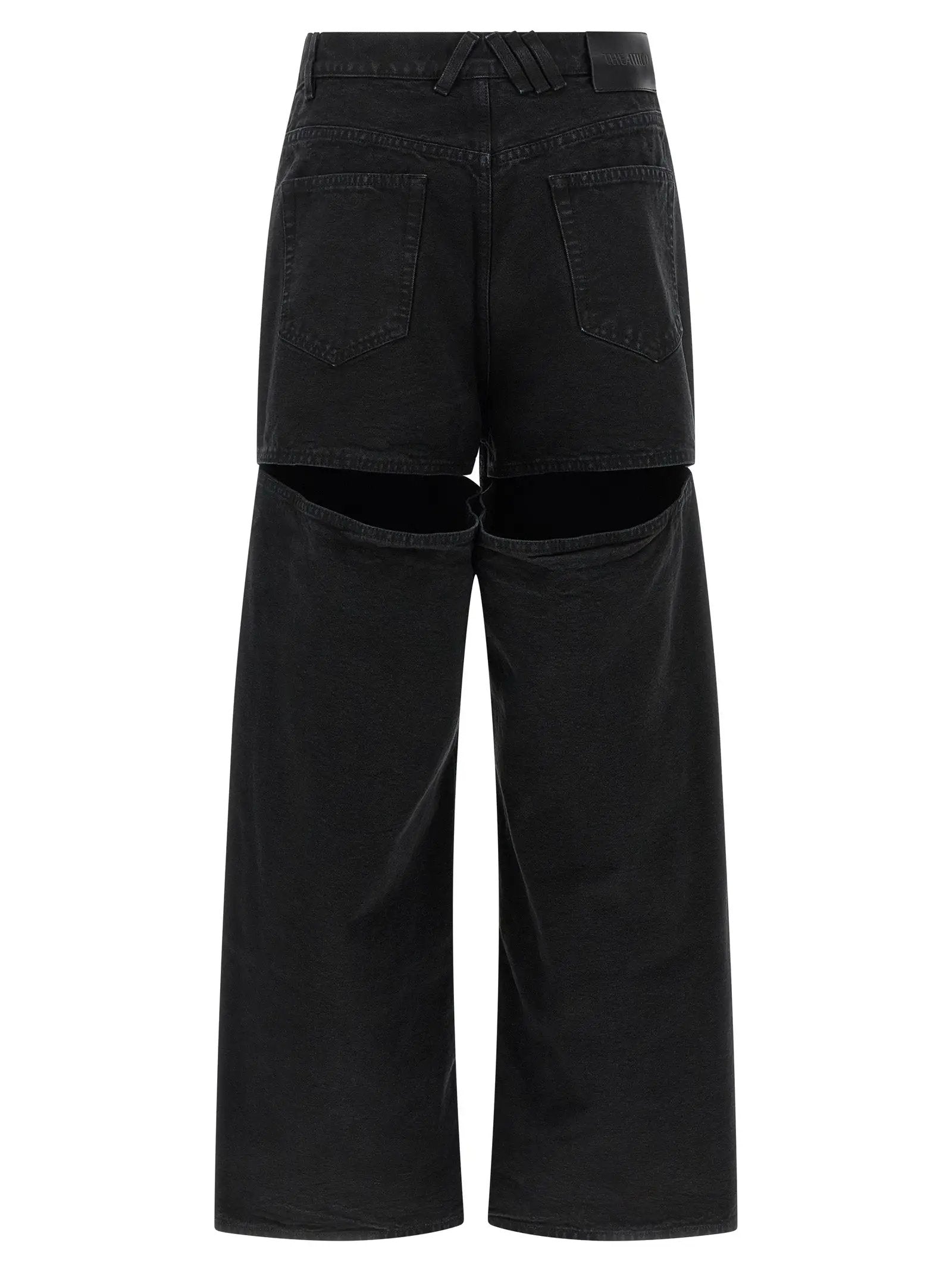 The Attico Black Cotton Jeans Denim