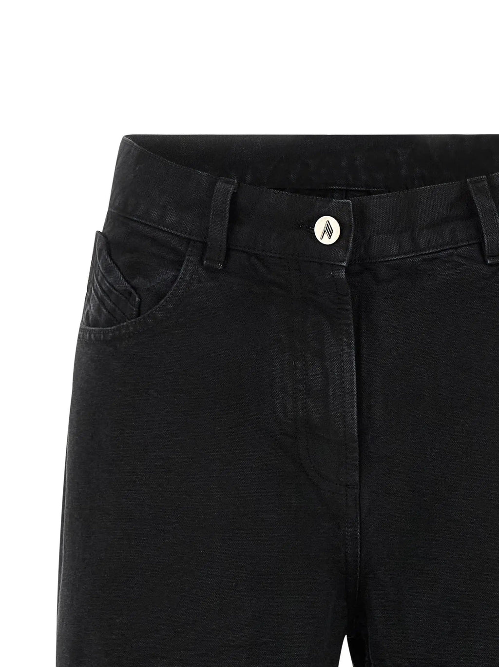 The Attico Black Cotton Jeans Denim