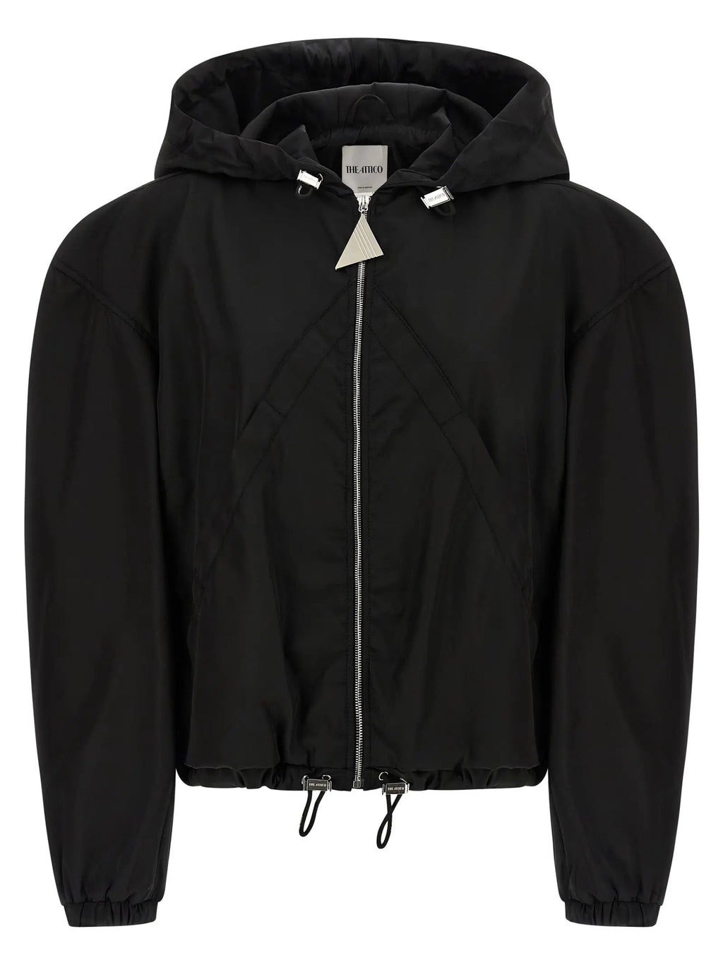 The Attico Black Polyamide Bomber