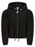 The Attico Black Polyamide Bomber