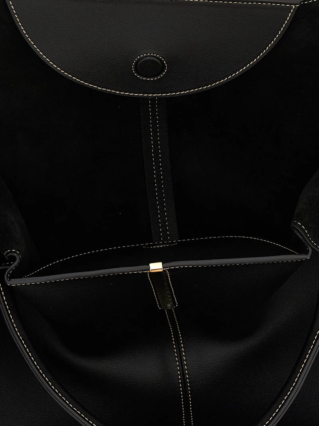 Tod's Black Calfskin Tote Bag