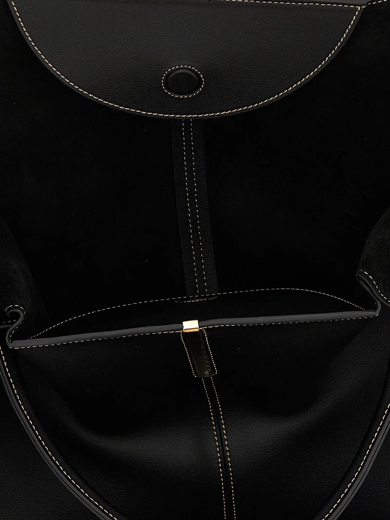 Tod's Black Calfskin Tote Bag