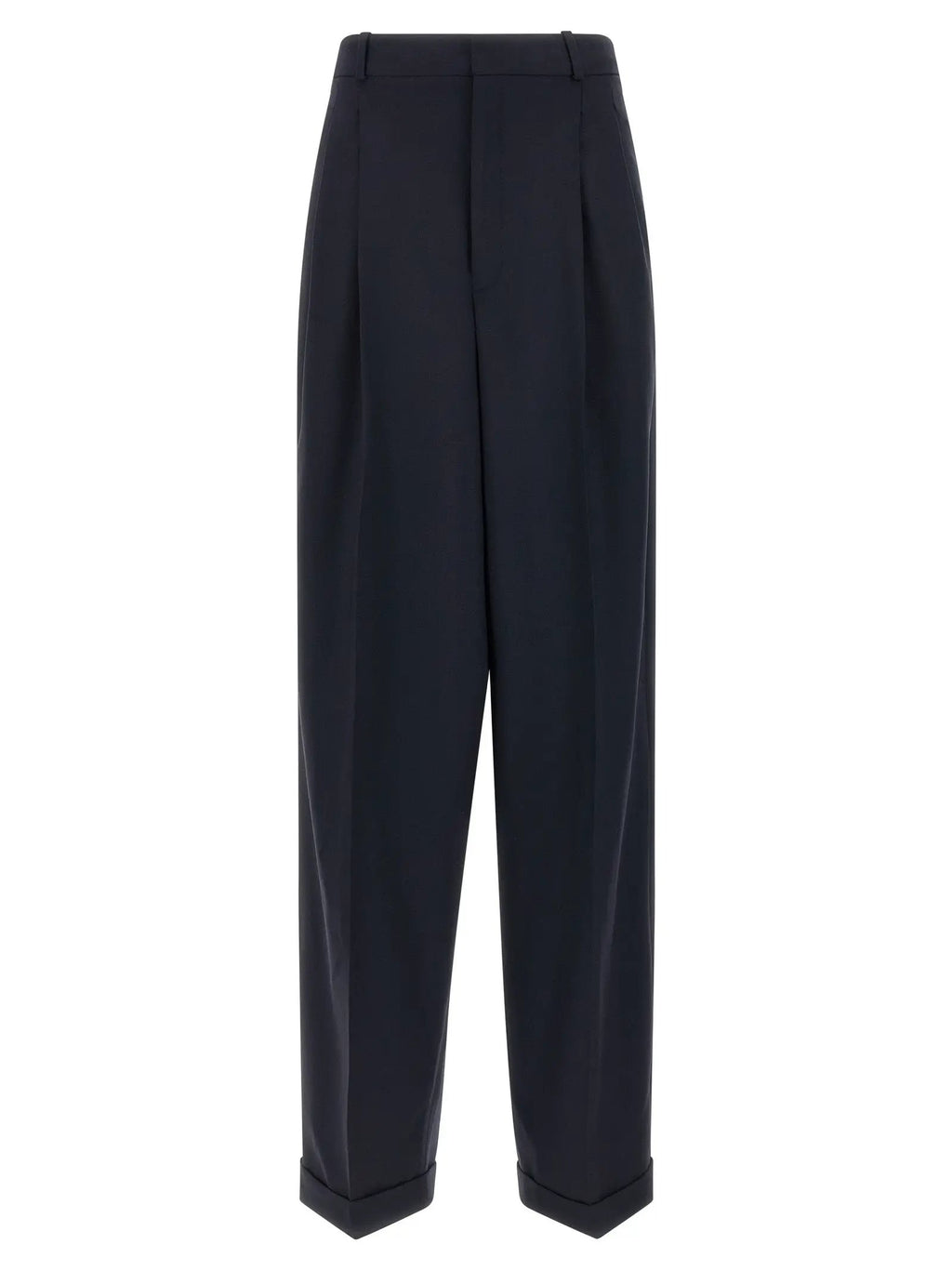 Polo Ralph Lauren Blue Wool Casual Pants