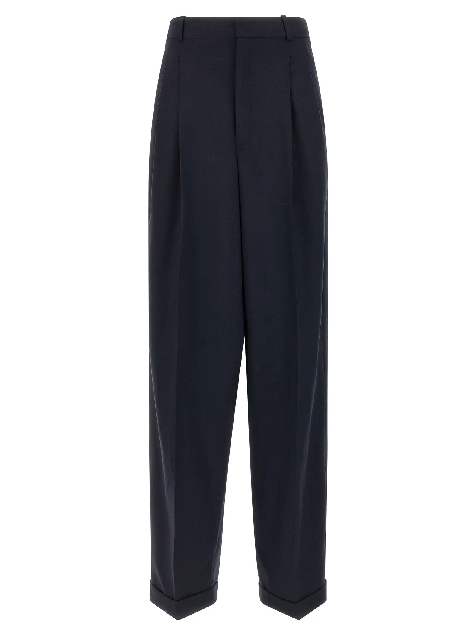 Polo Ralph Lauren Blue Wool Casual Pants