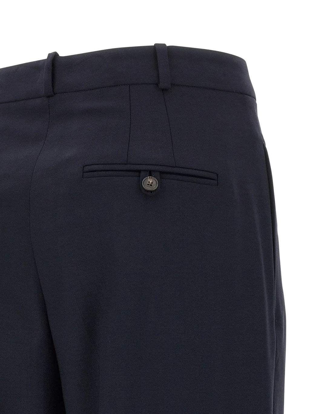 Polo Ralph Lauren Blue Wool Casual Pants