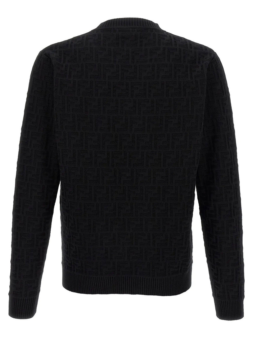 Fendi Black Cotton Cardigan